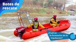 entrenamiento tripulación de un bote de rescate
